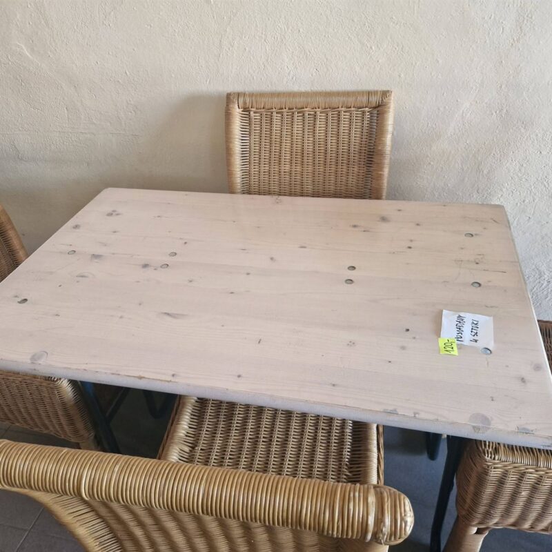 Komplet ogrodowy rattanowy